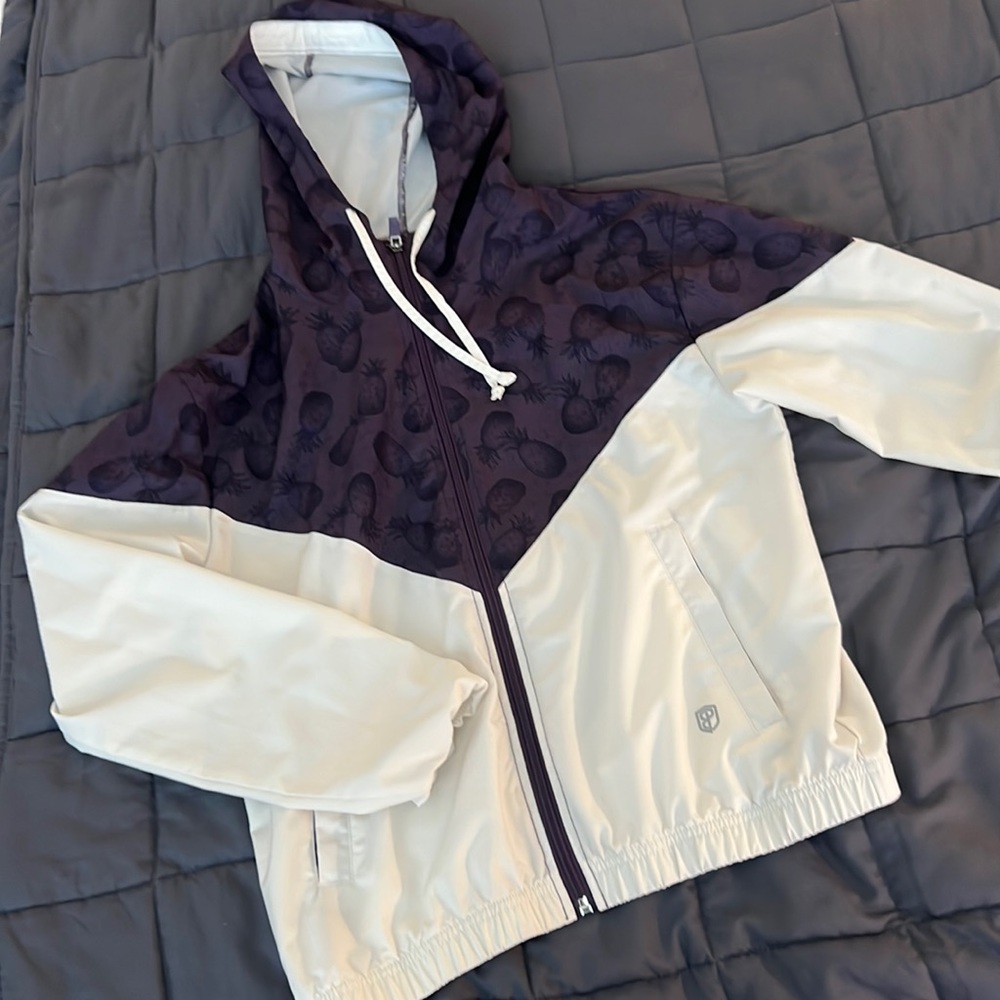 Purple and White Born Primitive The Ohana jacket women size XS